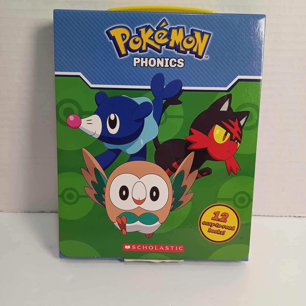 Pokemon Phonics‎ Learn to Read 12 Easy-to-Read Books Set Scholastic Ages 4+
